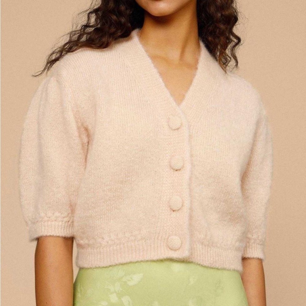 Rouje Nono Salmon Cardigan sz 36